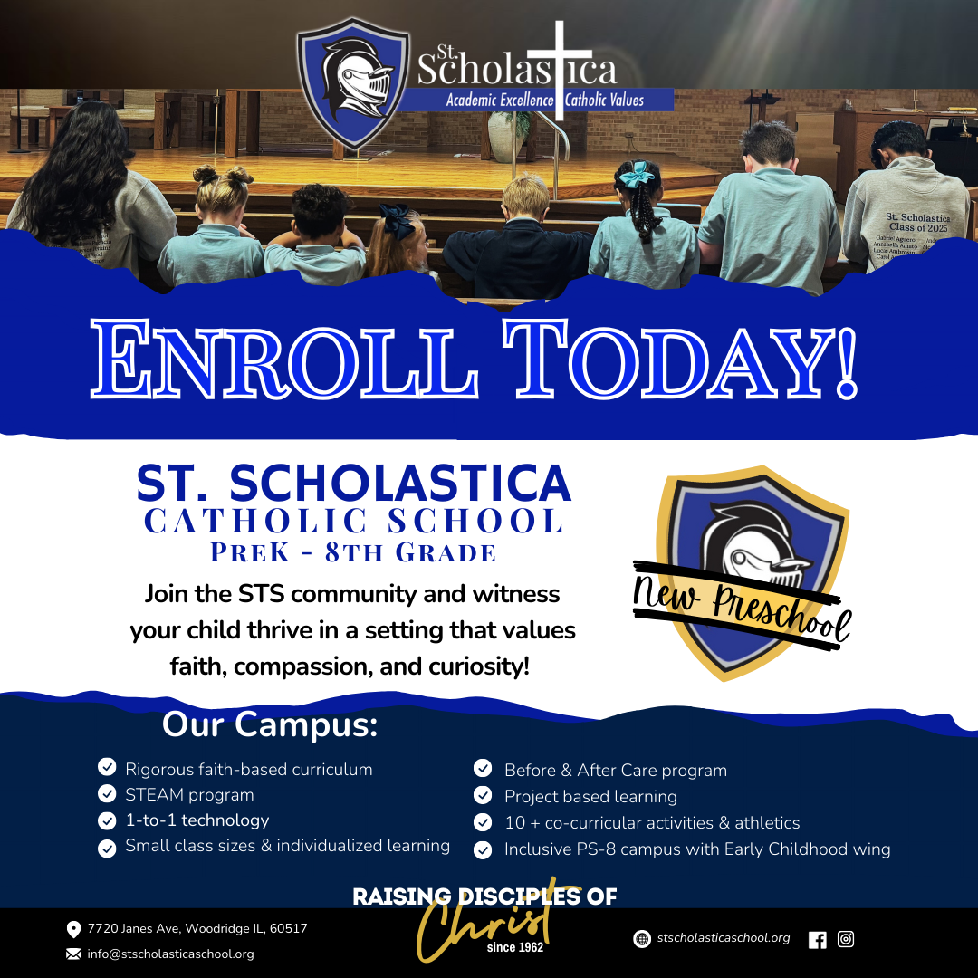 St. Scholastica School – Raising disciples of Christ.